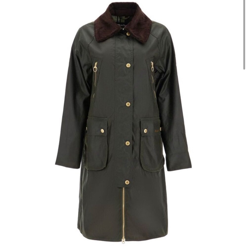 Barbour Women's Ebberston Long Waxed